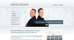 Desktop Screenshot of goetze-brunow.com